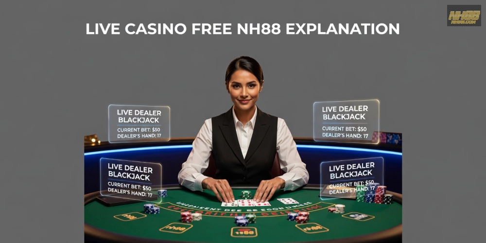 Khám phá khái niệm live casino free nh88 với dealer thực và giao diện hiện đại